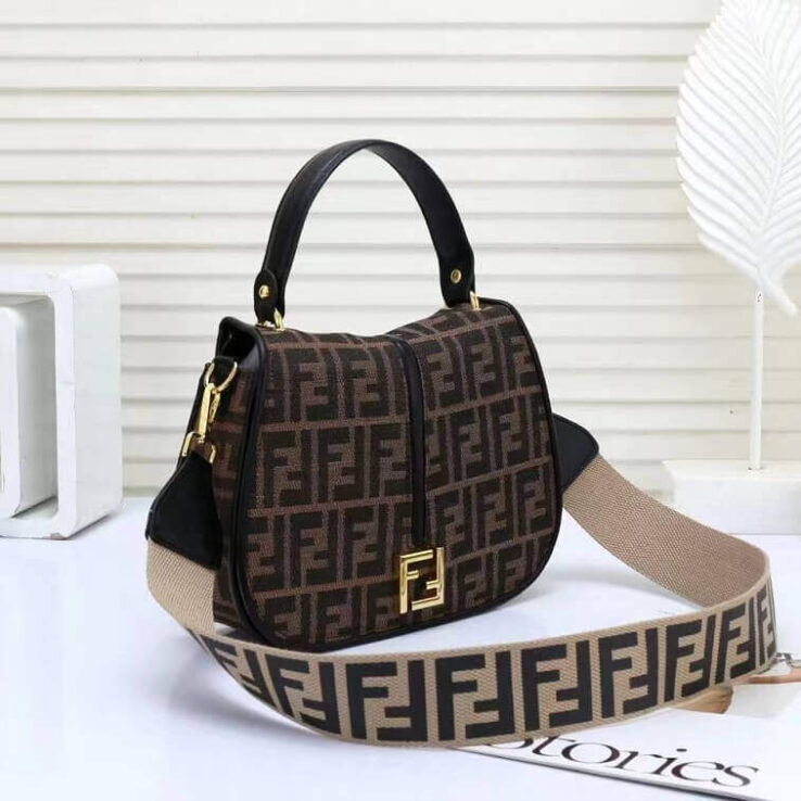 New Fendi Bag in FF Jacquard Fabric - AjmanShop