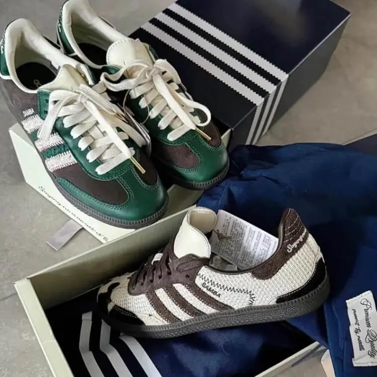 Notitle X Adidas Samba Sneakers, Green - AjmanShop