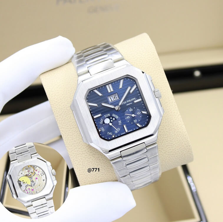 Patek Philippe Cubitus Watches, Blue - AjmanShop