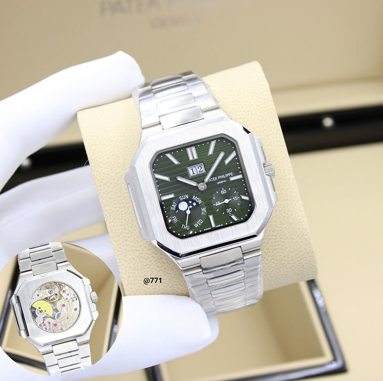 Patek Philippe Cubitus Watches, Green - AjmanShop