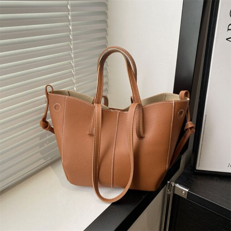 Polene HandBags for Women Shoulder Pattern Ladies Bag- AjmanShop