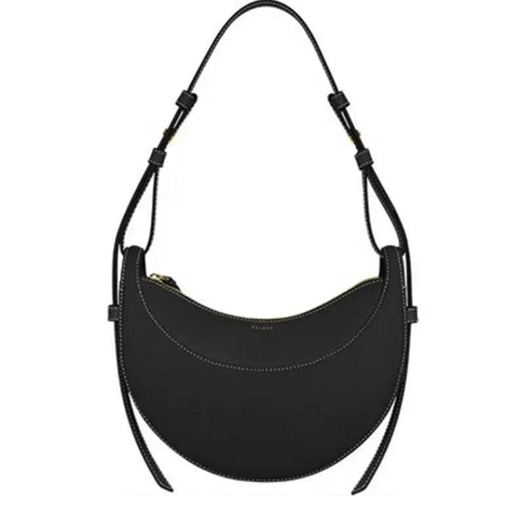 Polene Mala Crossbody Bag, Black - AjmanShop