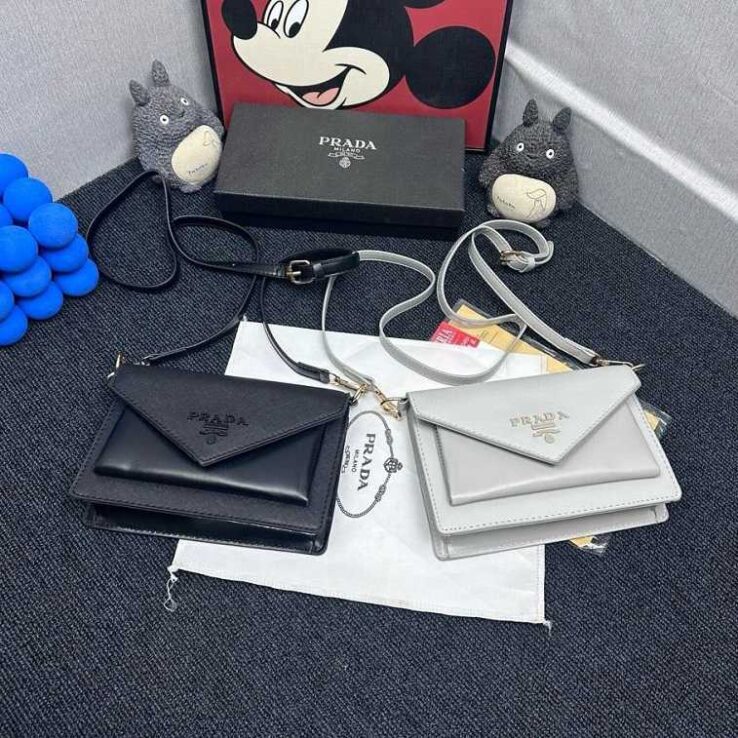 Prada Envelope Bag in Saffiano Leather for Women - AjmanShop