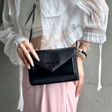 Prada Envelope Bag in Saffiano Leather for Women - AjmanShop