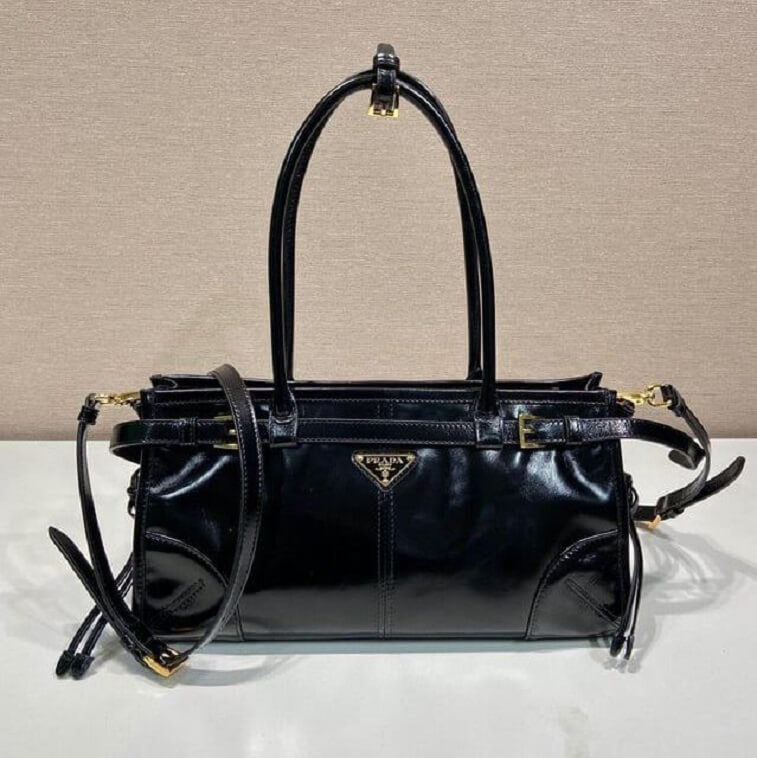 Prada Leather Handbag in Elegant Style- AjmanShop