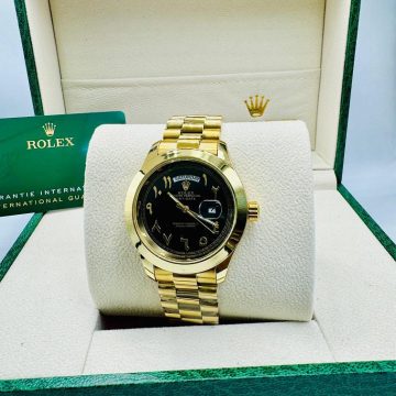 Rolex Arabic Watch for Men in Stainless Steel - AjmanShop