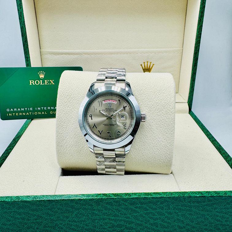 Rolex Arabic Watch for Men in Stainless Steel - AjmanShop