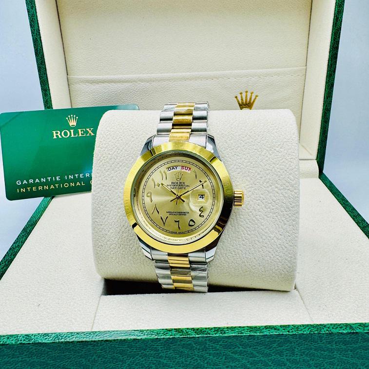 Rolex Arabic Watch for Men in Stainless Steel - AjmanShop