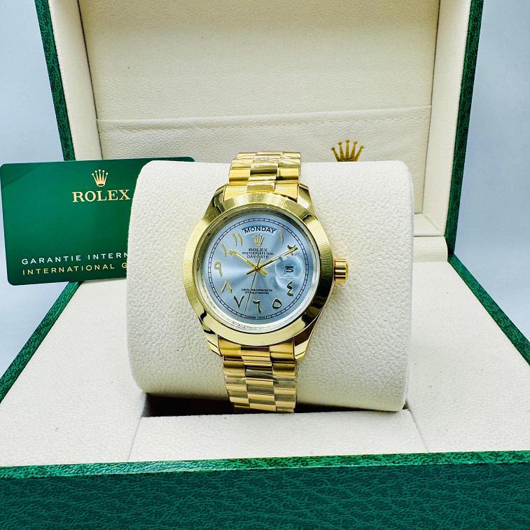 Rolex Arabic Watch for Men in Stainless Steel - AjmanShop