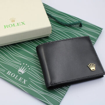 Rolex Wallet, Black - AjmanShop