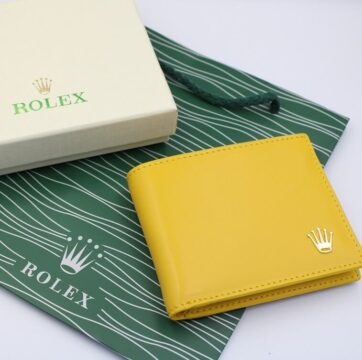 Rolex Wallet, Yellow - AjmanShop