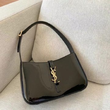 Saint Laurent Hobo Shoulder Bag in Patent Leather - AjmanShop