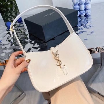 Saint Laurent Hobo Shoulder Bag in Patent Leather - AjmanShop