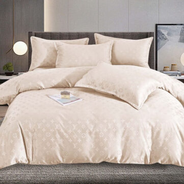 Silk Bedsheet Set, LV - AjmanShop
