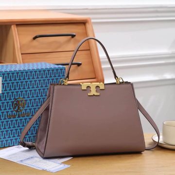 Tory Burch Leather Bag in Eleanor Top-handle Satchel - AjmanShop