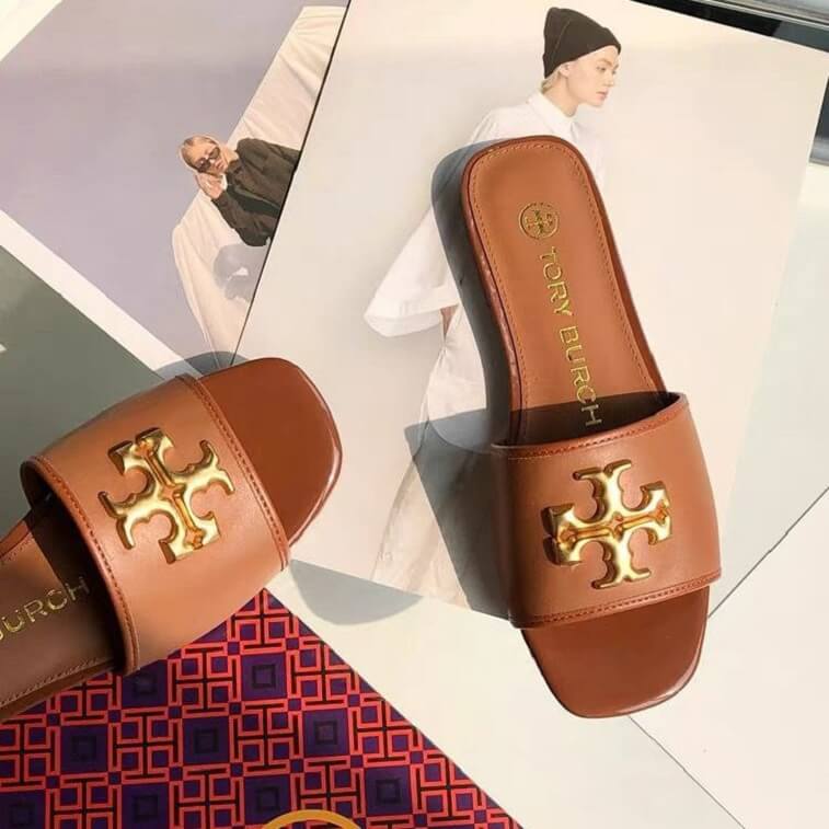 Tory Burch Slipper for Women with Logo - AjmanShop