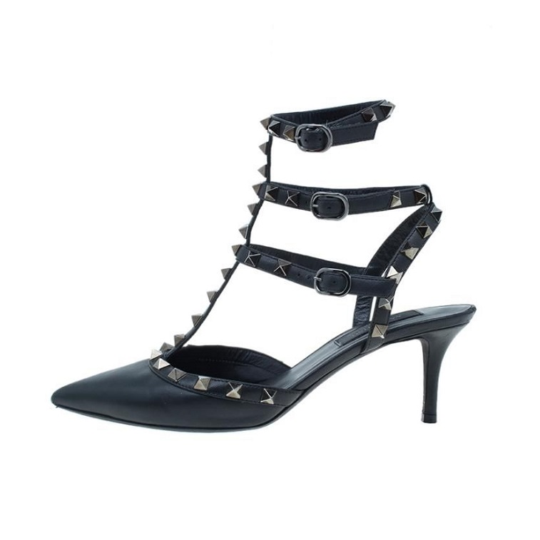 Valentino Garavani Pump Shoes with Rockstud Pointed Toe - AjmanShop
