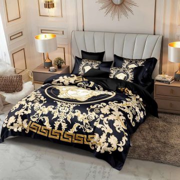 Versace Bed Set 6pcs in Cotton Material- AjmanShop