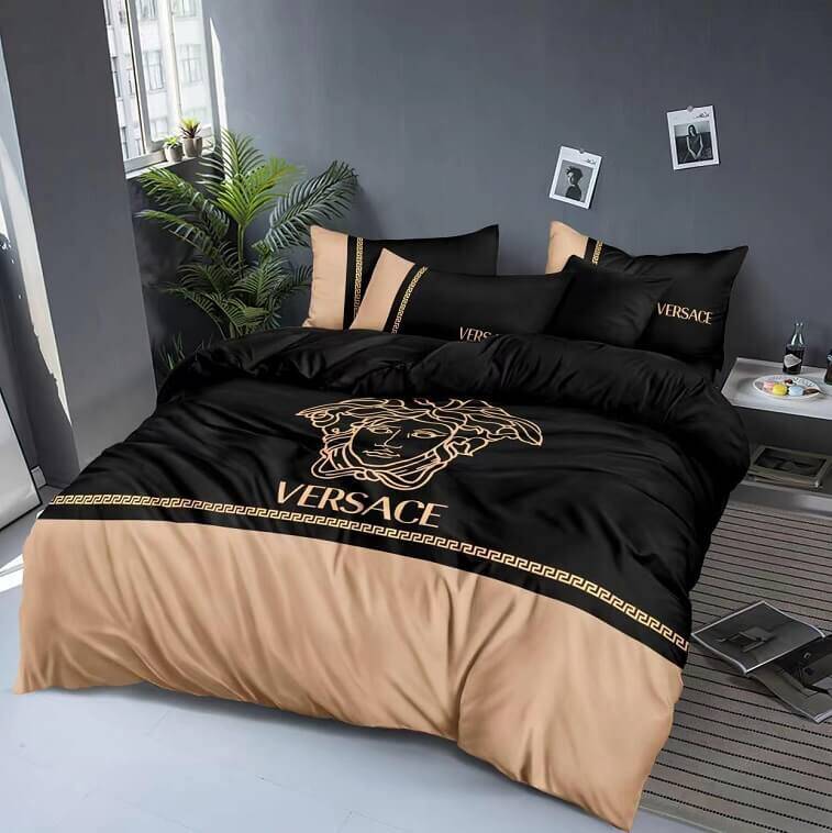 Versace Brand Bedsheet Set 6pcs in Cotton Material- AjmanShop