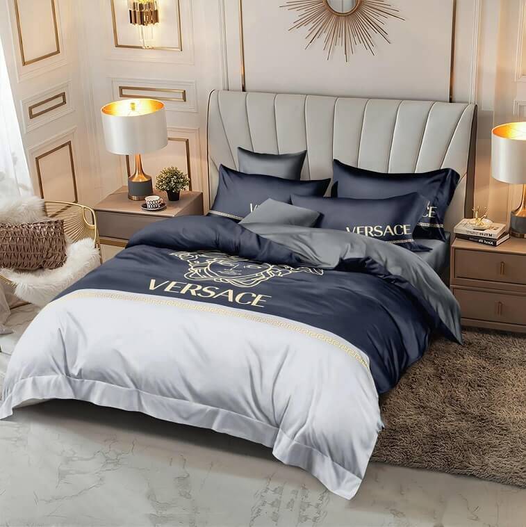 Versace Brand Bedsheet Set 6pcs in Cotton Material- AjmanShop