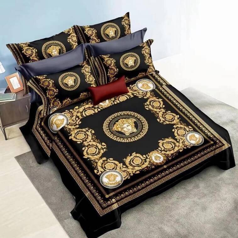 Versace Brand Bedsheet Set 6pcs in Cotton Material- AjmanShop