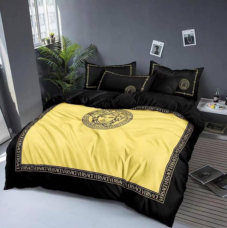 Versace Brand Bedsheet Set 6pcs in Cotton Material- AjmanShop