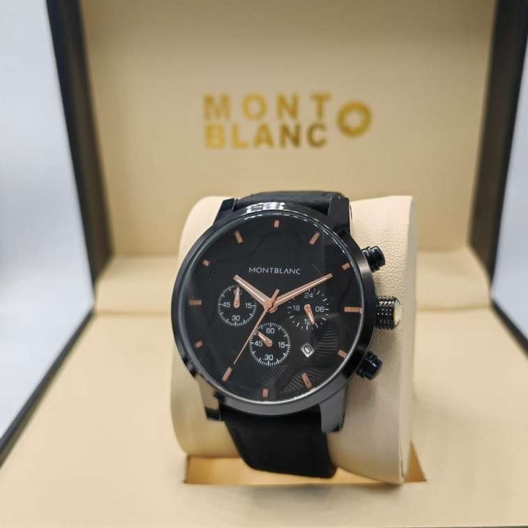 Watch Montblanc for Men in Leather Belt with Box- AjmanShop