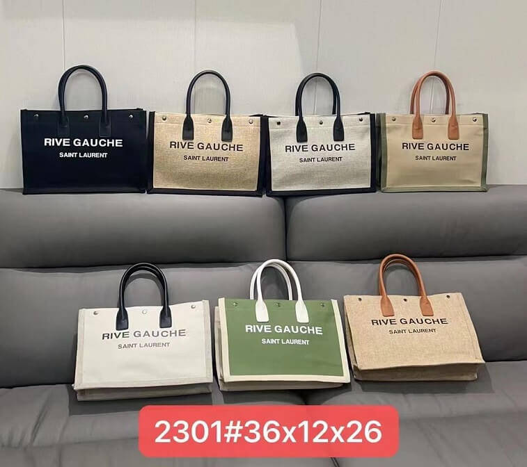 YSL Totebag For Women in Printed Logo in Ajman Shop 