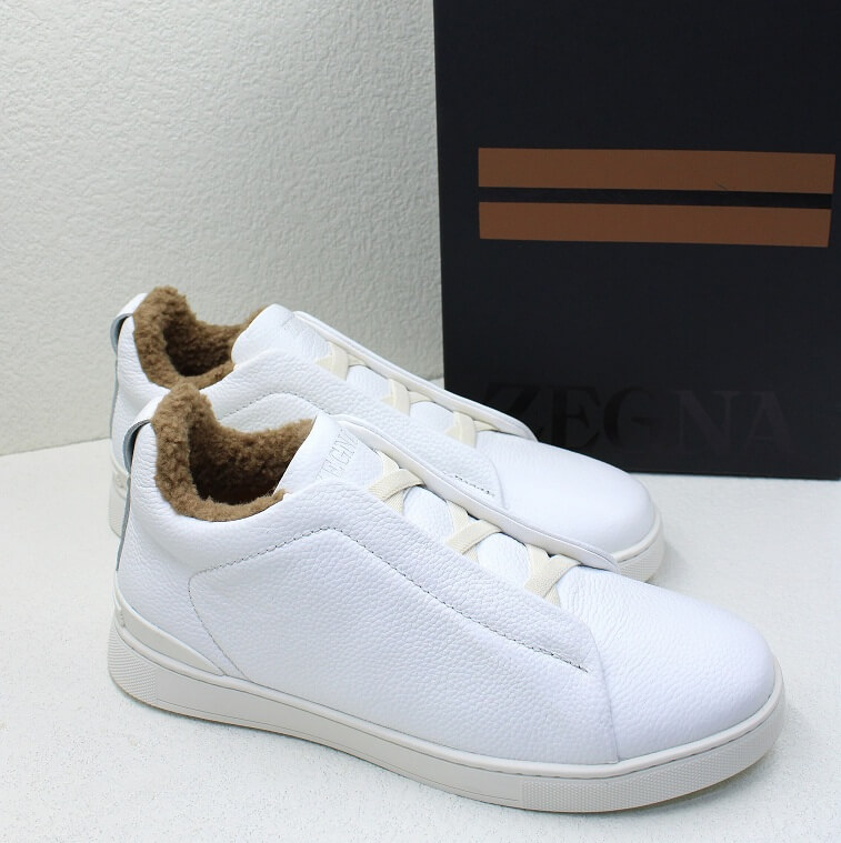 Zegna Shoes, White - AjmanShop